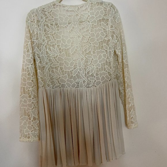 Altar'd State Cream Lace Shift Dress - Picture 4 of 4